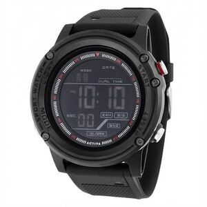 Activa Voyager of Time X Invicta Men’s Digital Watch 52mm Black ACW8125-001